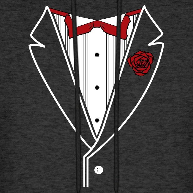 Tuxedo Shirt with Red bowtie