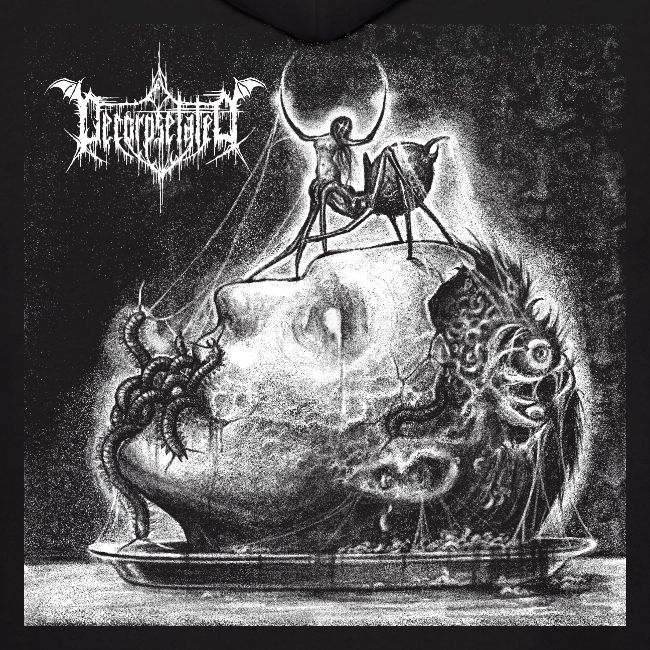 Decorpsetated - Human Words album cover, white