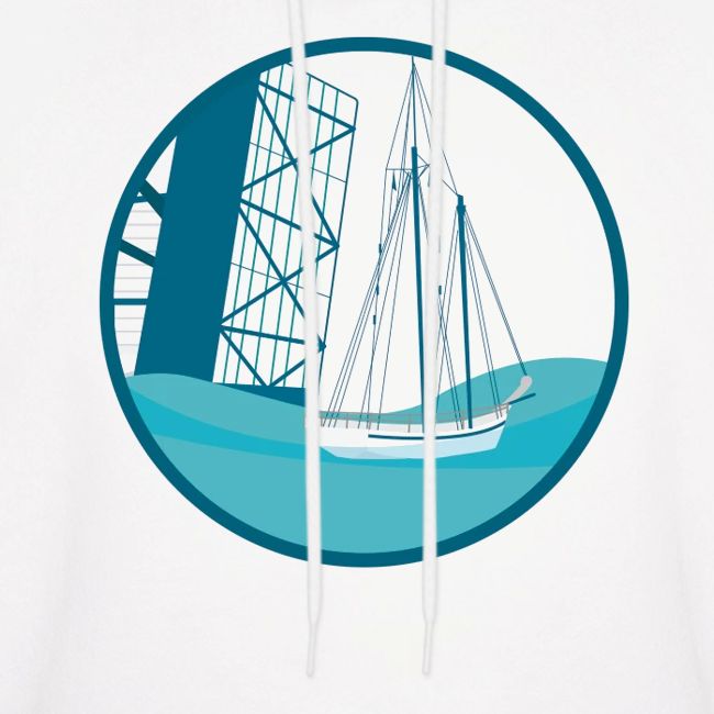 Mystic CT Drawbridge Men's Tri Tee Shirt