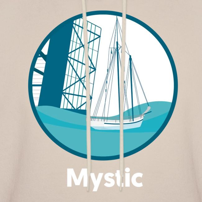 Mystic CT Drawbridge Men's Tri Tee Shirt