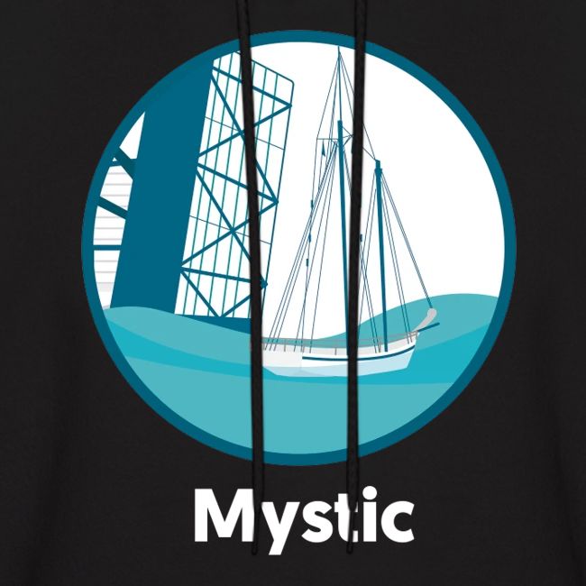 Mystic CT Drawbridge Men's Tri Tee Shirt