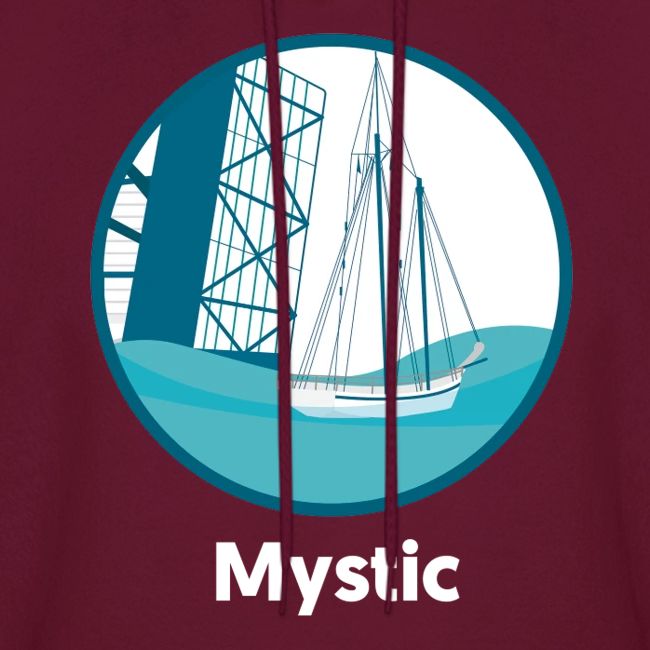 Mystic CT Drawbridge Men's Tri Tee Shirt