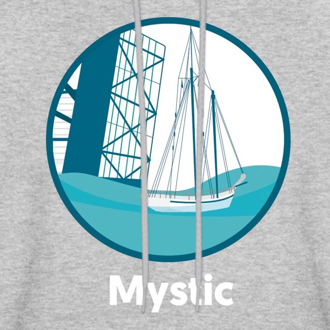 Mystic CT Drawbridge Men's Tri Tee Shirt