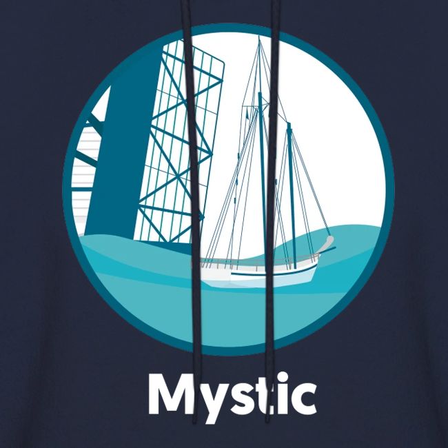 Mystic CT Drawbridge Men's Tri Tee Shirt