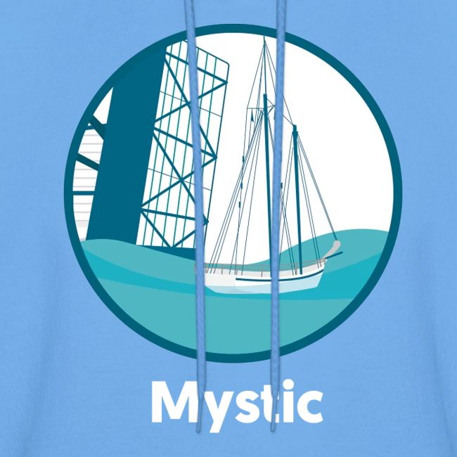 Mystic CT Drawbridge Men's Tri Tee Shirt