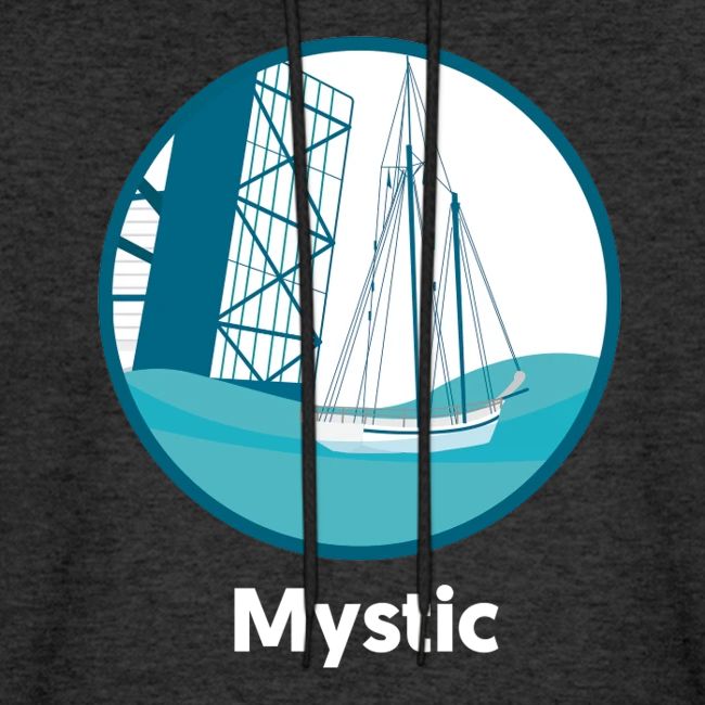 Mystic CT Drawbridge Men's Tri Tee Shirt