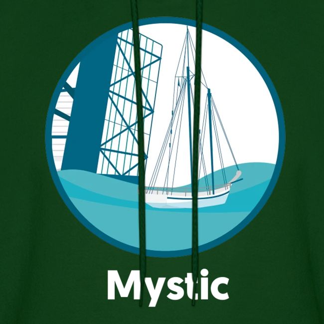 Mystic CT Drawbridge Men's Tri Tee Shirt
