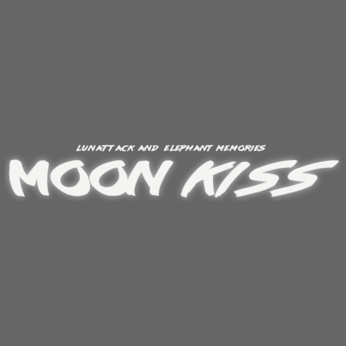 MOON KISS (Font) - Men's Hoodie
