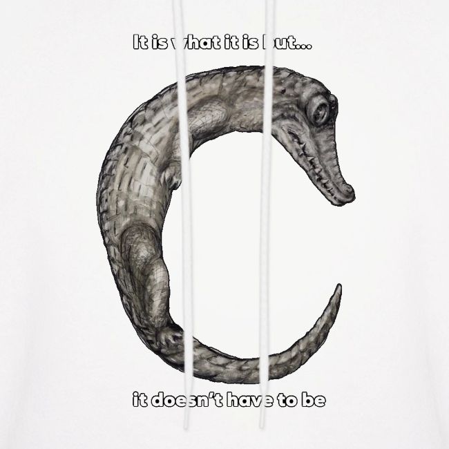 croc with text