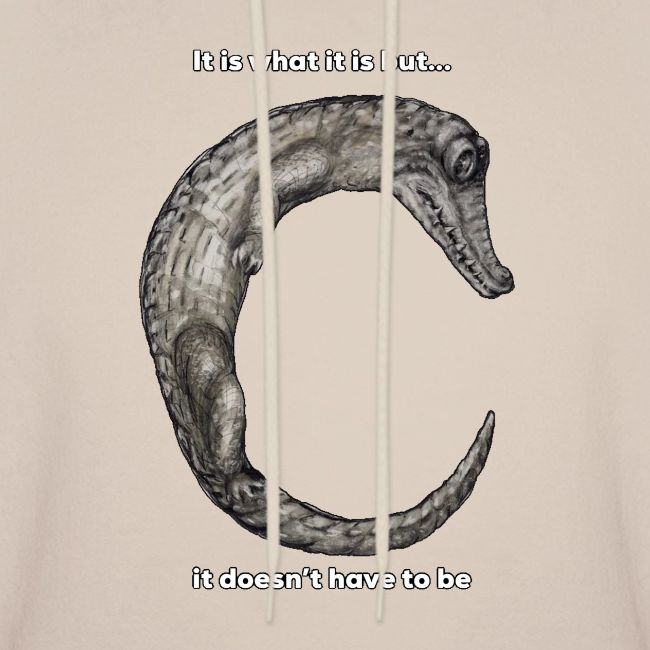 croc with text