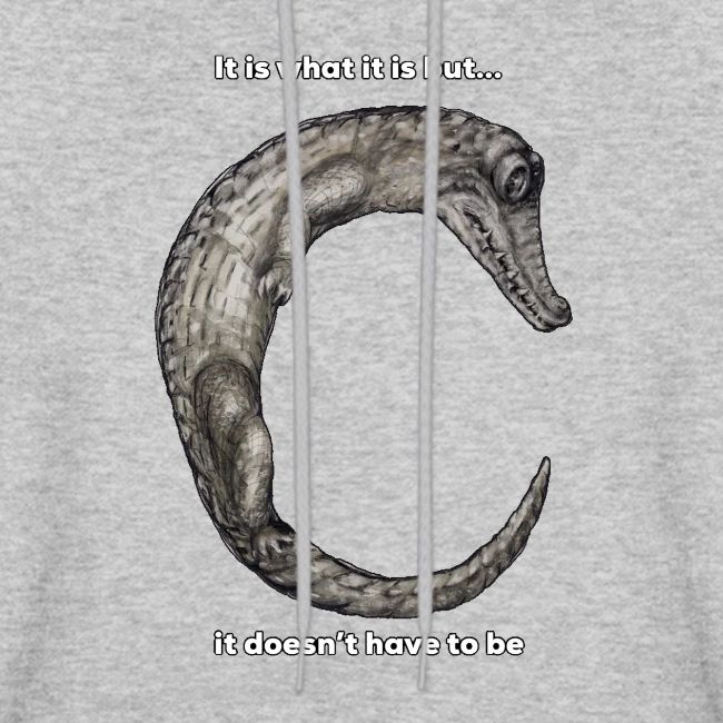 croc with text