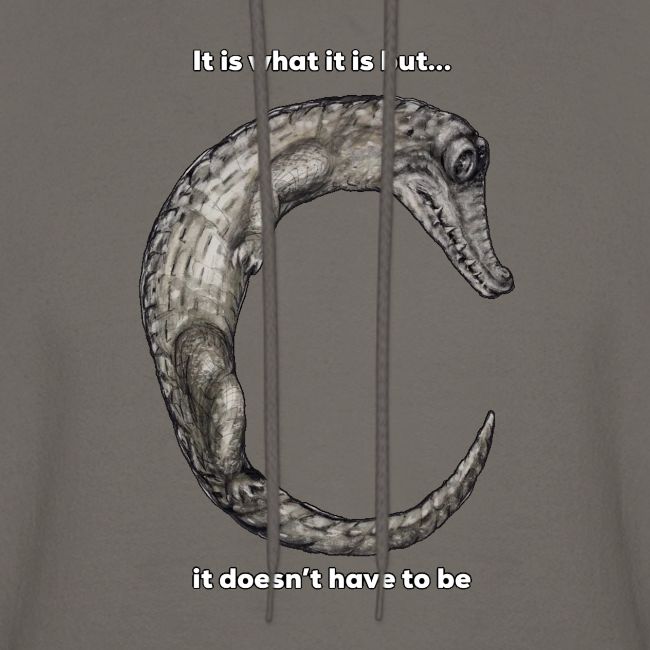 croc with text
