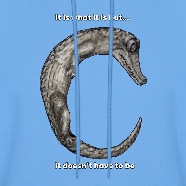 croc with text