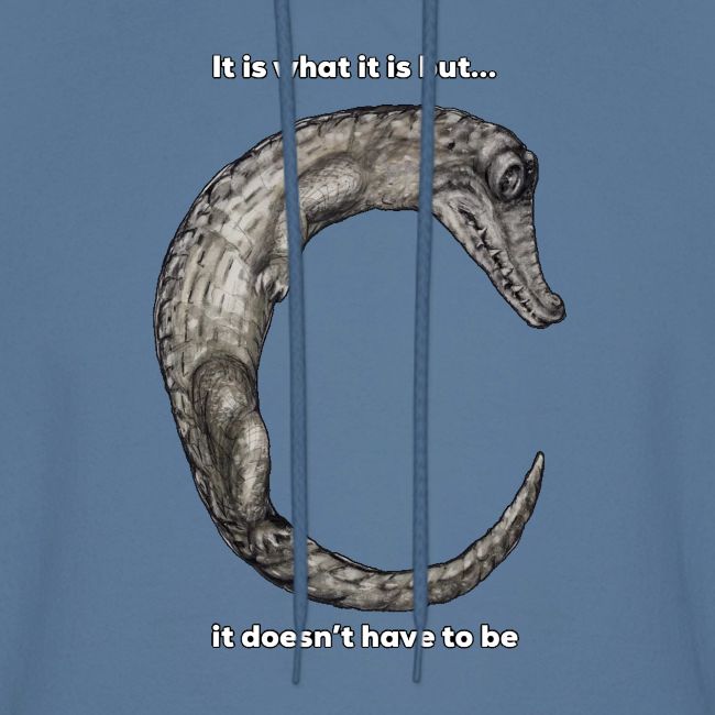 croc with text