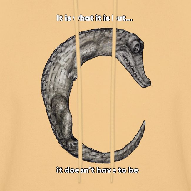 croc with text