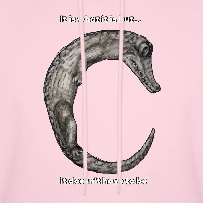 croc with text
