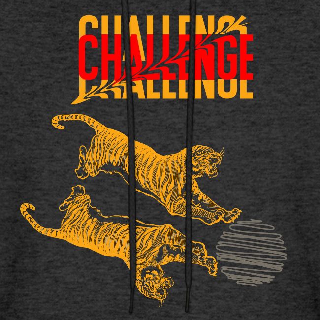Double tiger fashion, jungle feline animals.