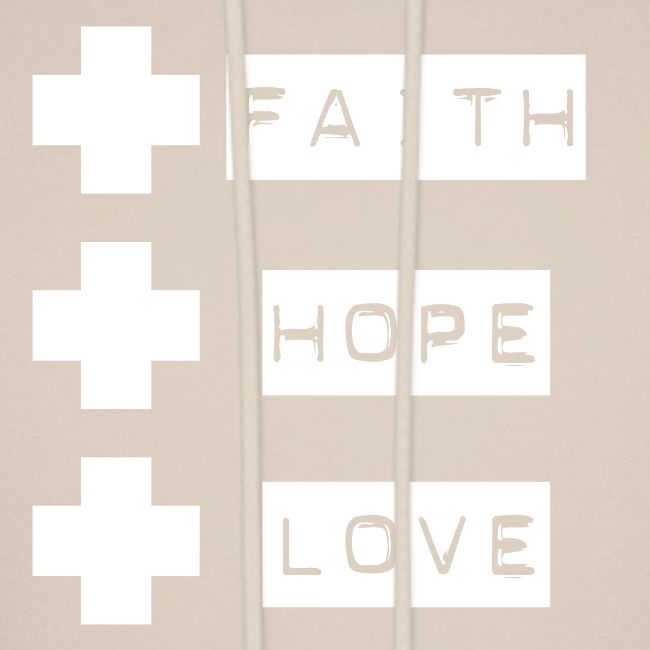 3 crosses , faith hope love