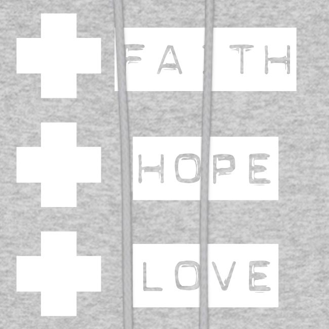 3 crosses , faith hope love