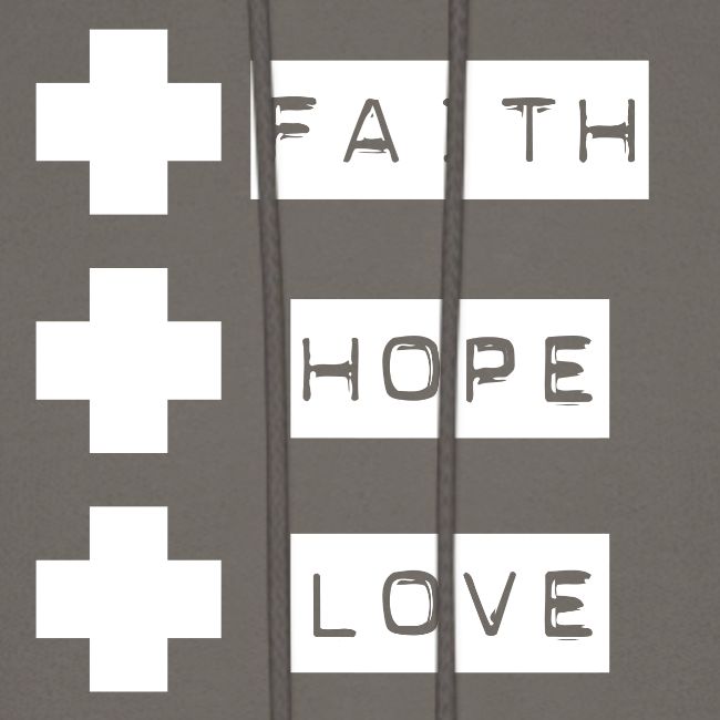 3 crosses , faith hope love