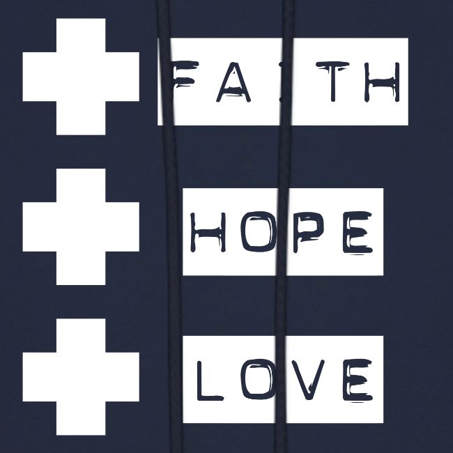 3 crosses , faith hope love