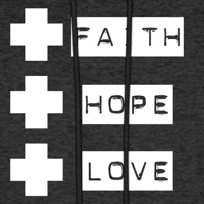 3 crosses , faith hope love