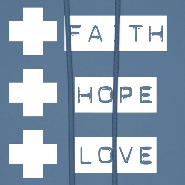 3 crosses , faith hope love