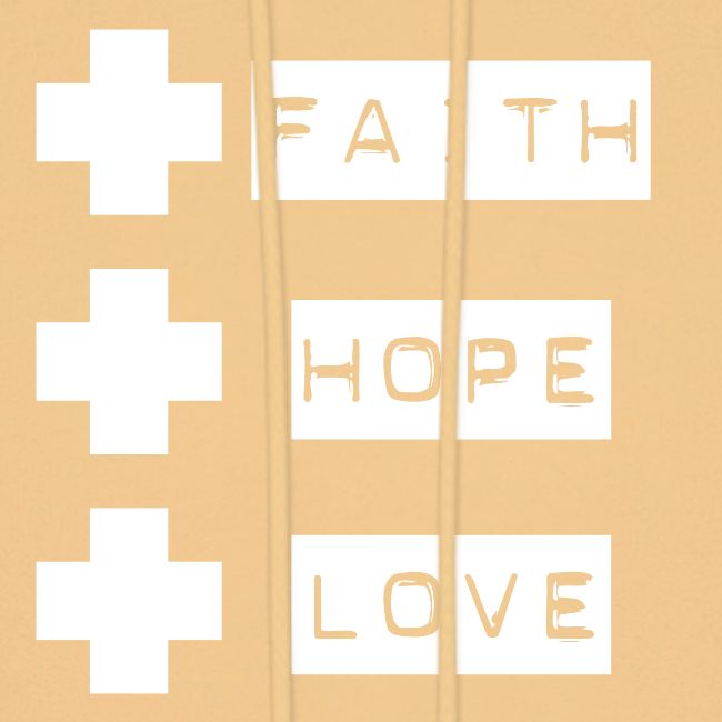 3 crosses , faith hope love