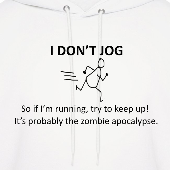 I don t jog transparent