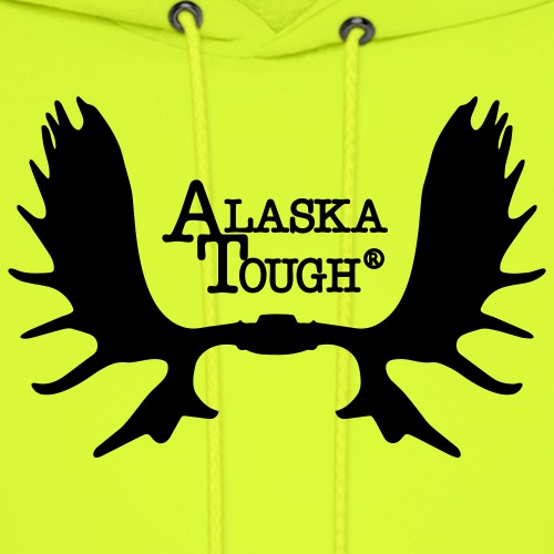 Alaska Hoodie Moose Design - Men's Hoodie