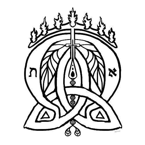 Alpha Omega Trinity - Men's Hoodie