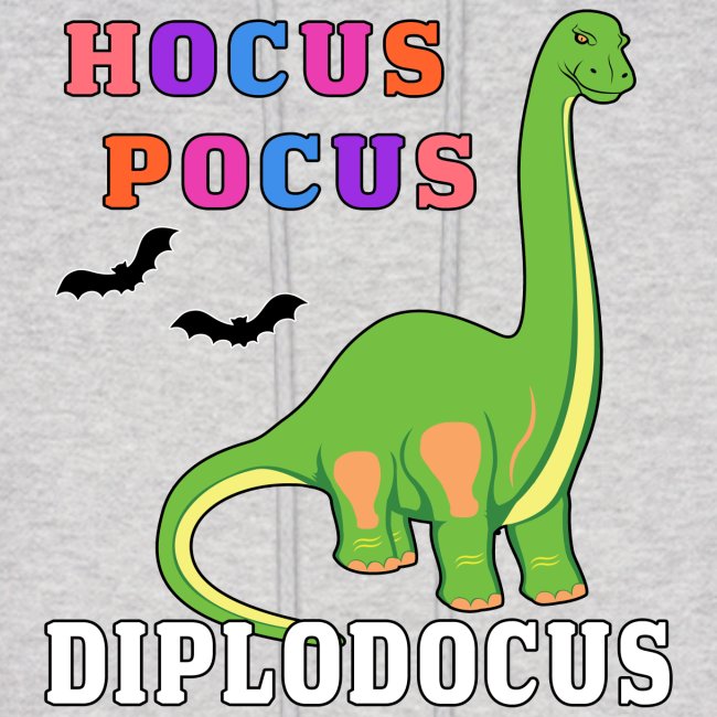 Hocus Pocus Diplodocus Prehistoric Dinosaur Bat.