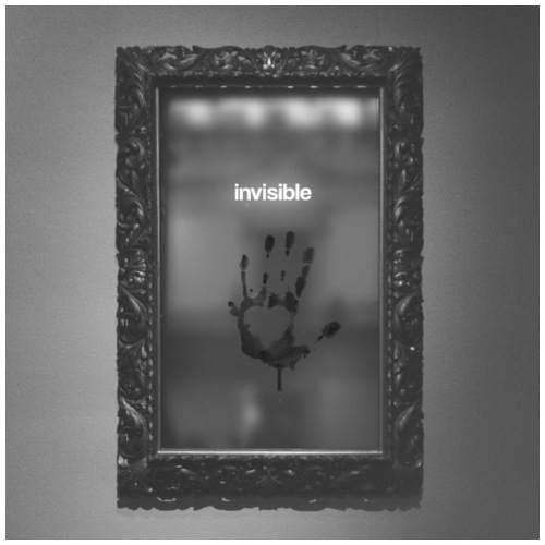 Invisible Album Art - Men's Hoodie