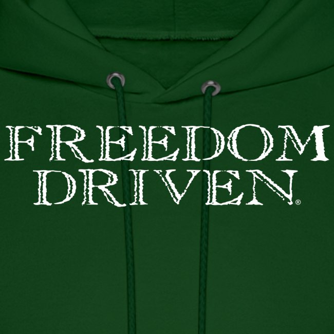 Freedom Driven Old Time White Lettering