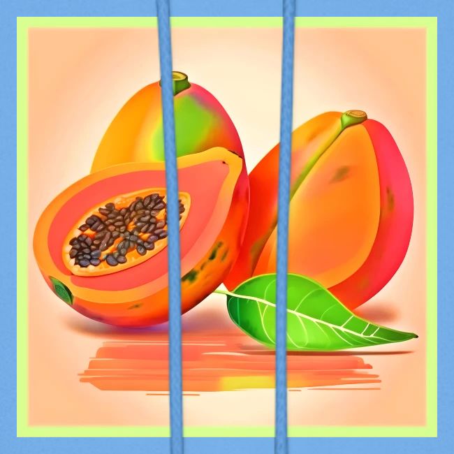 Sliced Papaya Freshness