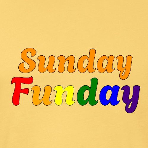 Sunday Funday - Unisex Poly/Cotton T-Shirt