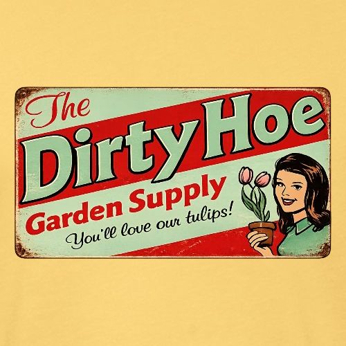 Dirty Hoe - Unisex Poly/Cotton T-Shirt