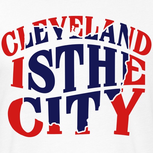 Cleveland The City T-Shirts - Fitted Cotton/Poly T-Shirt by Next Level
