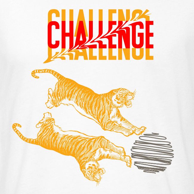 Double tiger fashion, jungle feline animals.
