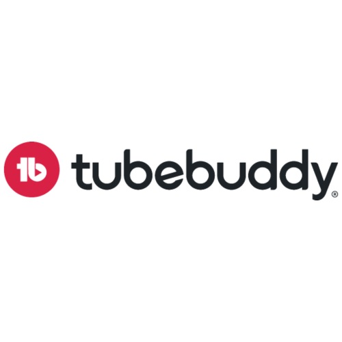 TubeBuddy Logo on Light - Men’s Fitted Poly/Cotton T-Shirt