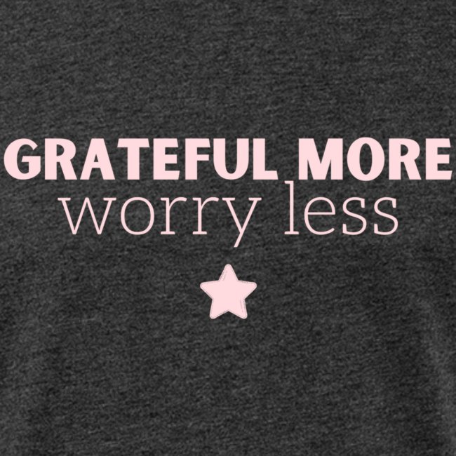 Grateful More!! Worry Less....