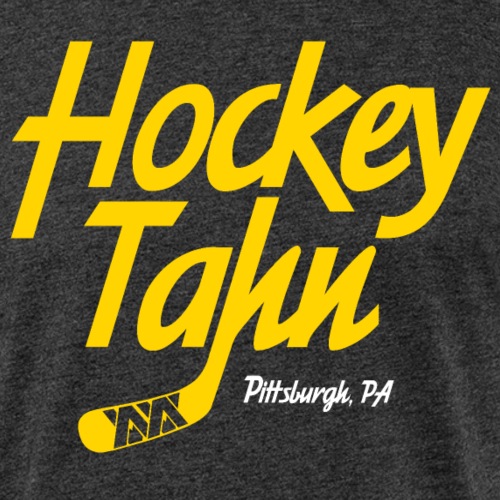 Hockey Tahn - Fitted Cotton/Poly T-Shirt by Next Level