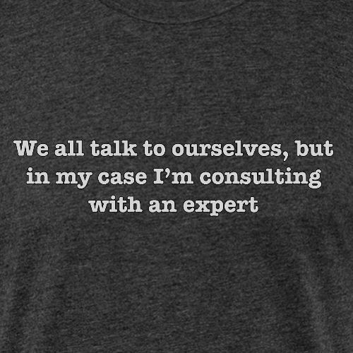 Consult With Expert - Unisex Poly/Cotton T-Shirt