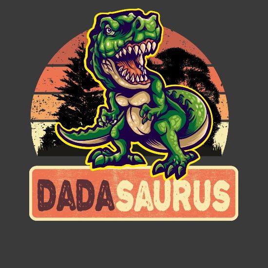 Dadasaurus Papasaurus Funny T Rex Dinosaur' Unisex Poly Cotton T-Shirt |  Spreadshirt