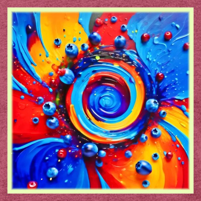 Vibrant Berry Vortex