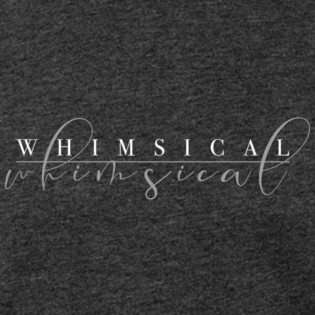 Whimsical Logo 2021 White and Gray