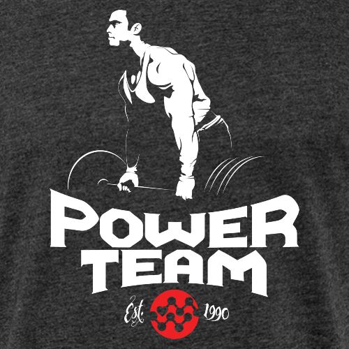 LAB PowerTeamFront - Unisex Poly/Cotton T-Shirt