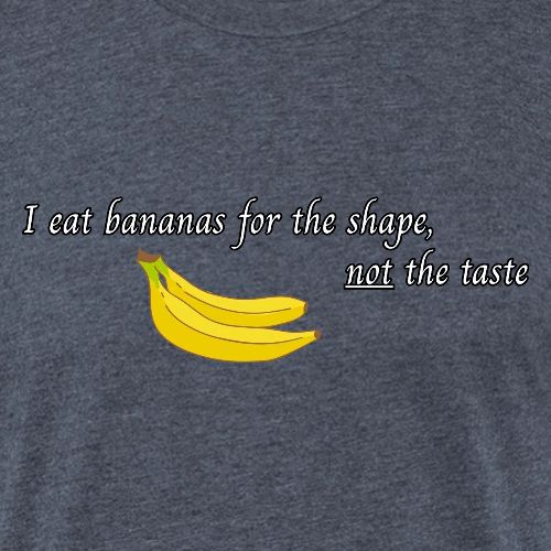I Eat Bananas - Unisex Poly/Cotton T-Shirt