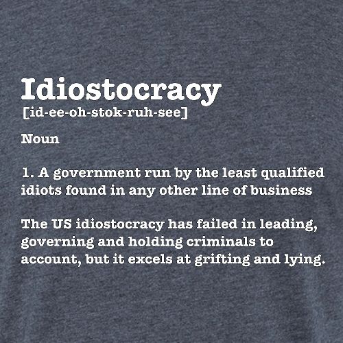 Definition - Idiostocracy - Unisex Poly/Cotton T-Shirt