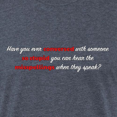 Speaking With Stupid - Unisex Poly/Cotton T-Shirt
